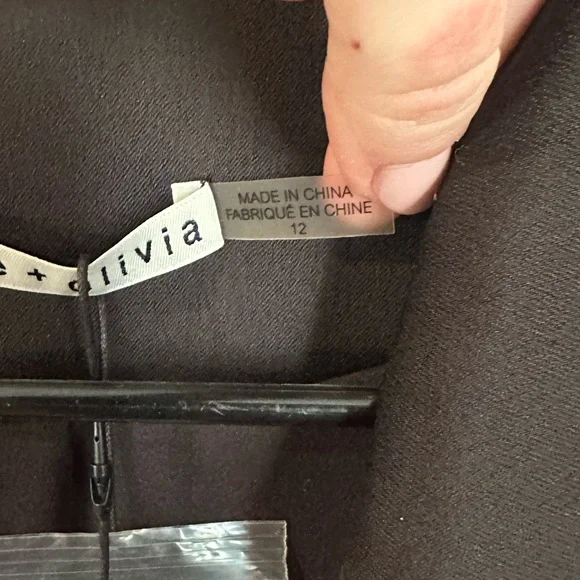 NWT Alice and Olivia Crystal Fringe Cropped Blazer - Picture 9 of 12